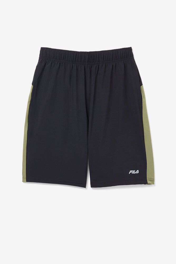 Fila Shorts Mens Black Rafeeq - Ireland 95708-JIMH